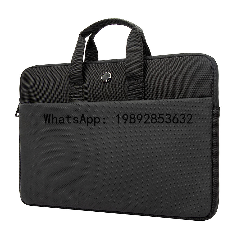 Leather Briefcase - กระเป๋าโน๊ตบุ๊ค PYJ กระเป๋าเอกสารกันน้ำ กระเป๋าหนังใส่แล็ปท็อปแบบพกพา