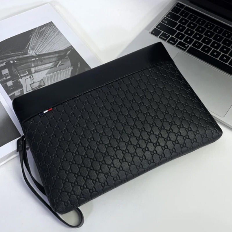 Leather Wallet Men - ออกแบบธุรกิจกระเป๋าหนังผู้ชายกระเป๋าคลัทช์แฟชั่นสลิงแพ็คกระเป๋าถือ Unisex หนังสือเดินทางใบรับรองการ์ดแพ็คกระเป๋าโทรศัพท์