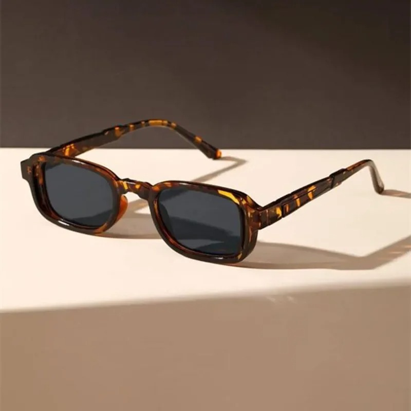 Designer Sunglasses - แว่นกันแดดทรงสี่เหลี่ยมหรูหราสำหรับผู้หญิง แว่นกันแดดทรงวงรีวินเทจแบรนด์ดีไซเนอร์ แว่นกันแดดทรงเหลี่ยม UV400 สำหรับผู้ชาย แว่นตาผู้หญิง