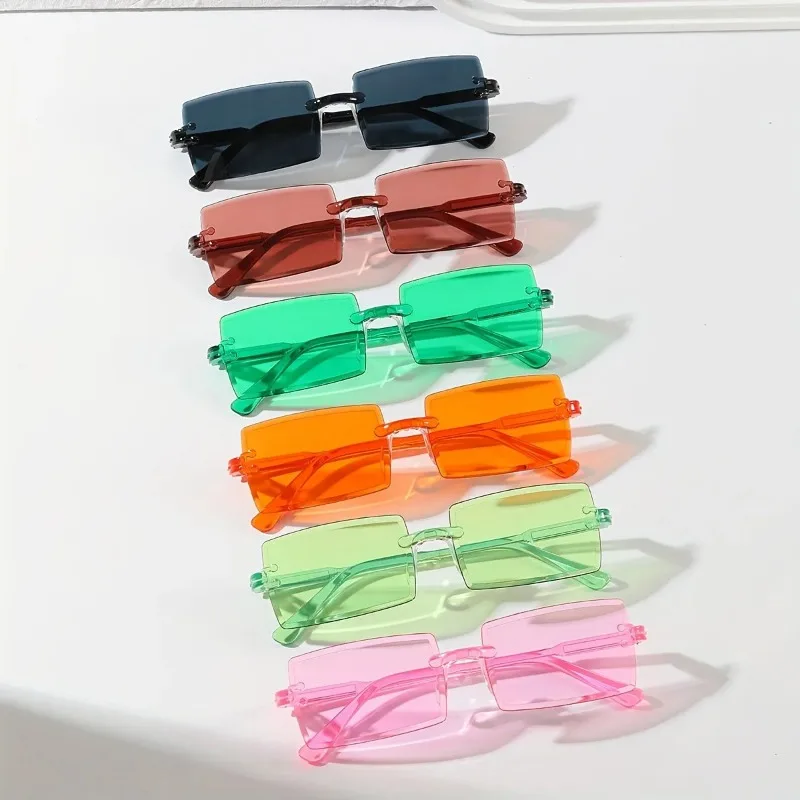 แว่นกันแดดแฟชั่นทรงสี่เหลี่ยม  - Sunglasses Uv400 บทวิจารณ์และราคา