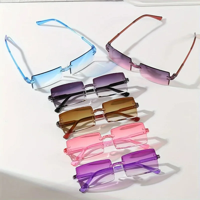 แว่นกันแดดแฟชั่นทรงสี่เหลี่ยม  - Sunglasses Uv400 บทวิจารณ์และราคา