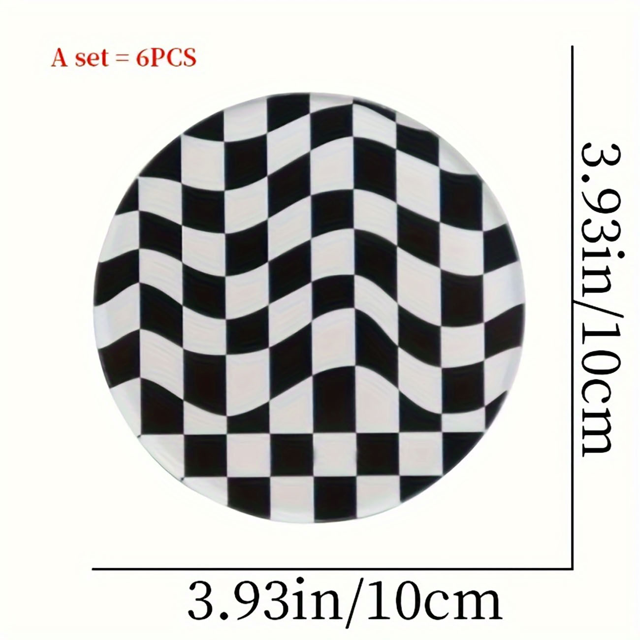 6 ชิ้น - ที่รองแก้วไม้ กันลื่น - Marble Coaster Set บทวิจารณ์และราคา