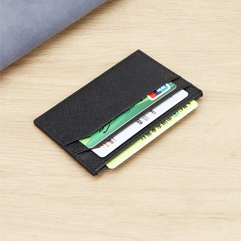 กระเป๋าสตางค์ใส่บัตรธุรกิจสำหร - Leather Wallet Men บทวิจารณ์และราคา