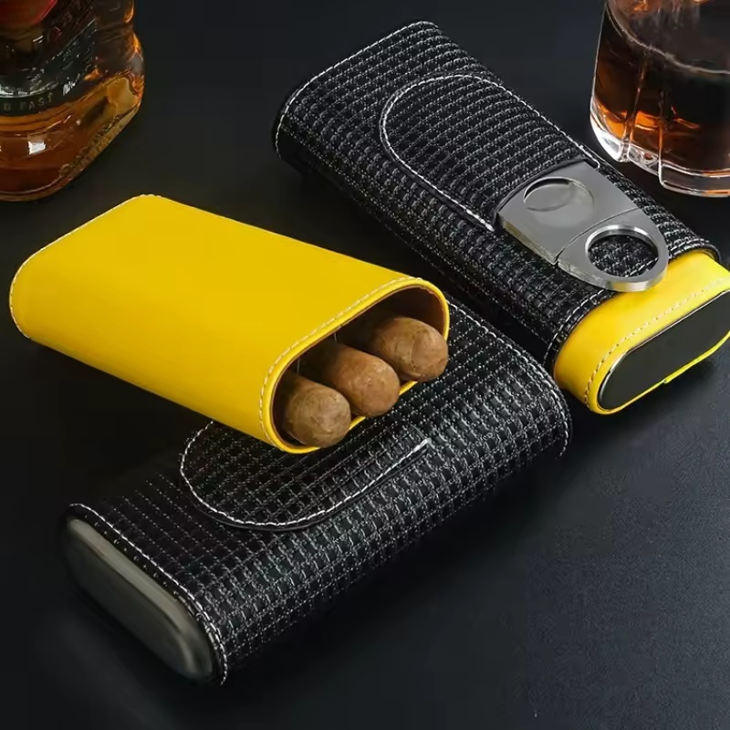 กล่องเก็บซิการ์แบบพกพา ทำจากหน - Premium Cigar Case บทวิจารณ์และราคา