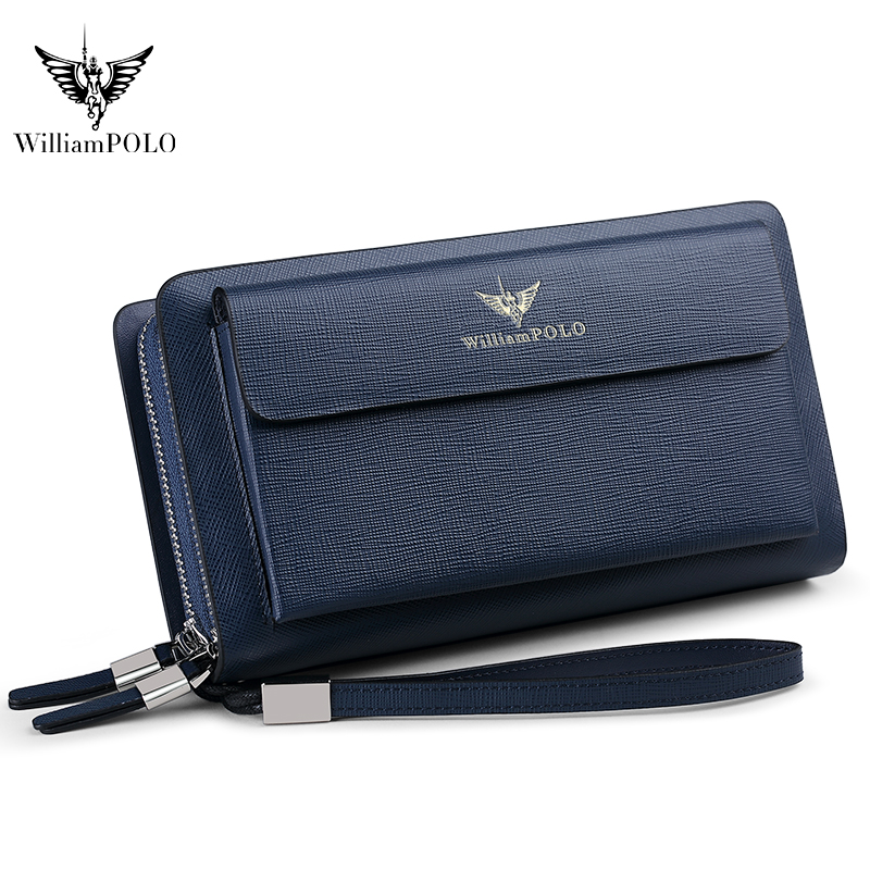 กระเป๋าคลัทช์หนังแท้ WILLIAMPO - Leather Wallet Men บทวิจารณ์และราคา