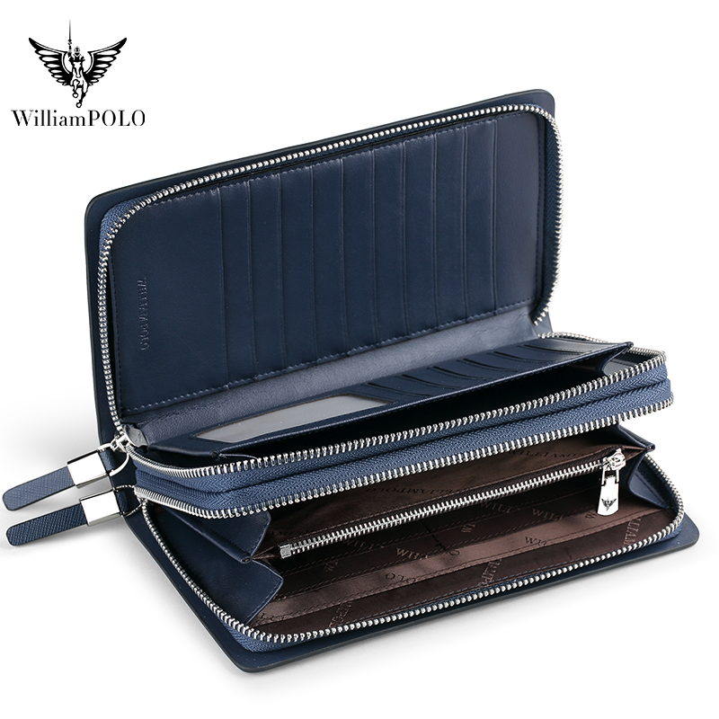 กระเป๋าคลัทช์หนังแท้ WILLIAMPO - Leather Wallet Men บทวิจารณ์และราคา
