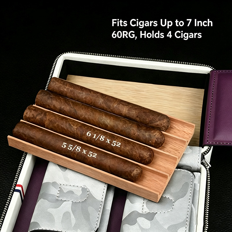 กล่องใส่ซิการ์หนังสำหรับเดินทา - Premium Cigar Case บทวิจารณ์และราคา