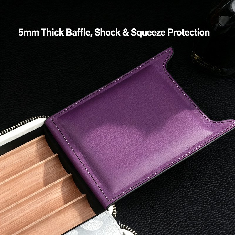 กล่องใส่ซิการ์หนังสำหรับเดินทา - Premium Cigar Case บทวิจารณ์และราคา