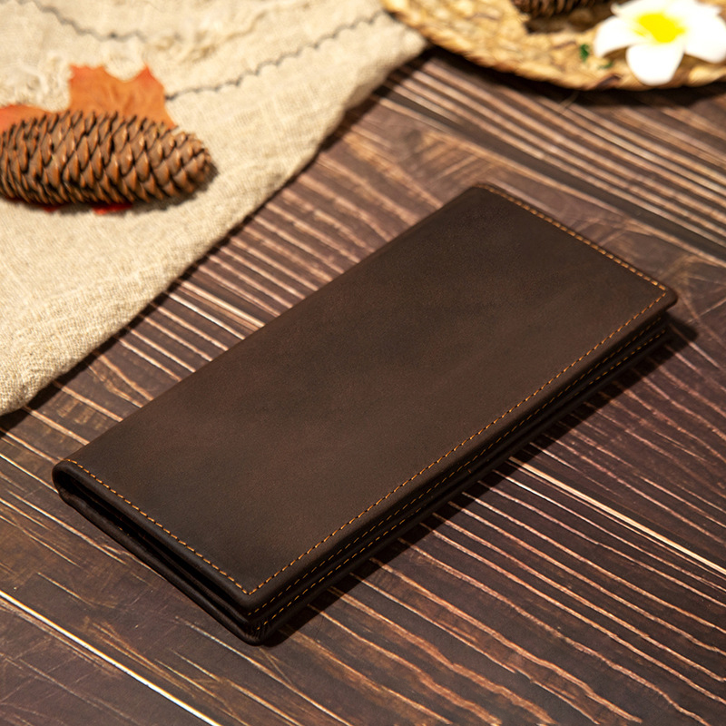 กระเป๋าสตางค์หนังแท้ผู้ชาย  ใส - Leather Wallet Men บทวิจารณ์และราคา