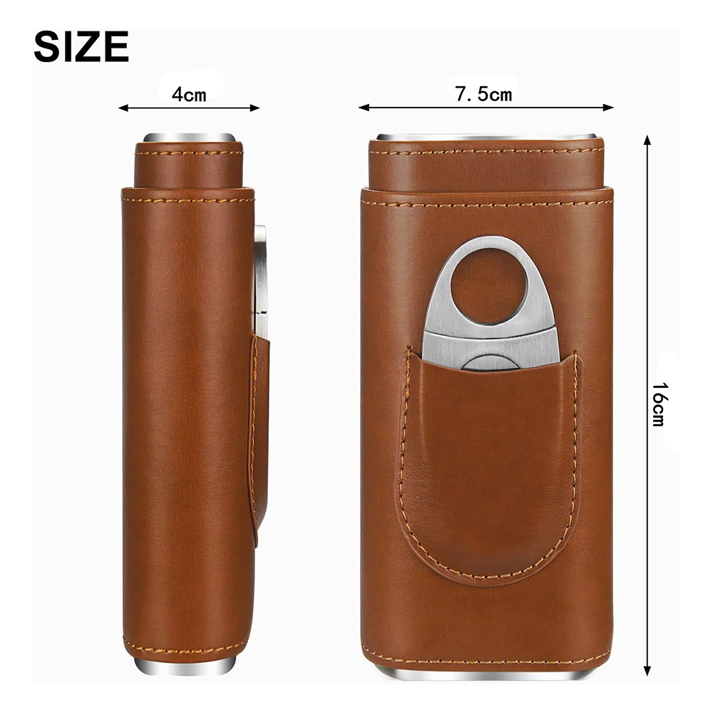 LMETJMA กล่องใส่ซิการ์หนัง 3 น - Premium Cigar Case บทวิจารณ์และราคา