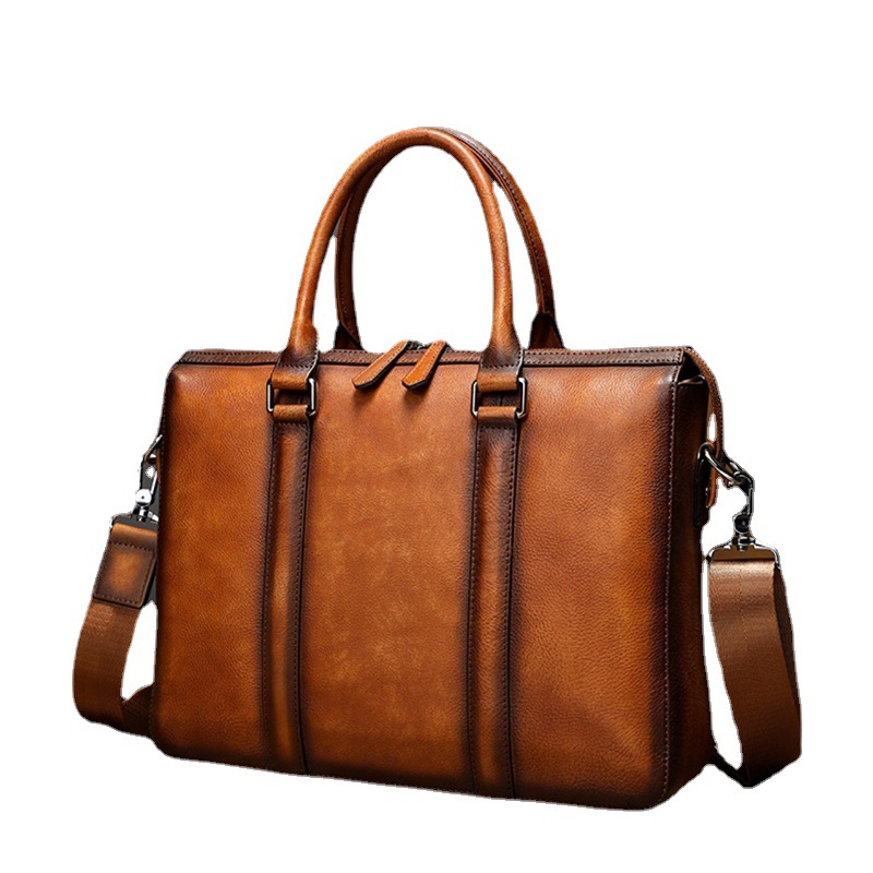 กระเป๋าเอกสารหนังแท้คุณภาพสูง  - Leather Briefcase บทวิจารณ์และราคา