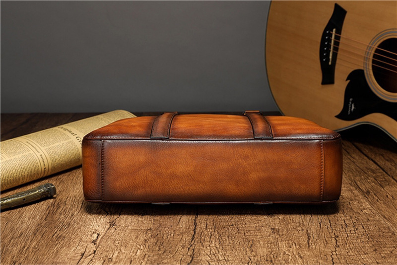 กระเป๋าเอกสารหนังแท้คุณภาพสูง  - Leather Briefcase บทวิจารณ์และราคา