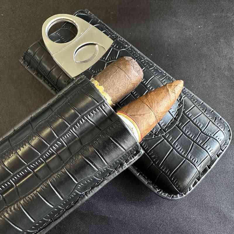 หลอดซิการ์ 2 ช่องพร้อมเครื่องต - Premium Cigar Case บทวิจารณ์และราคา