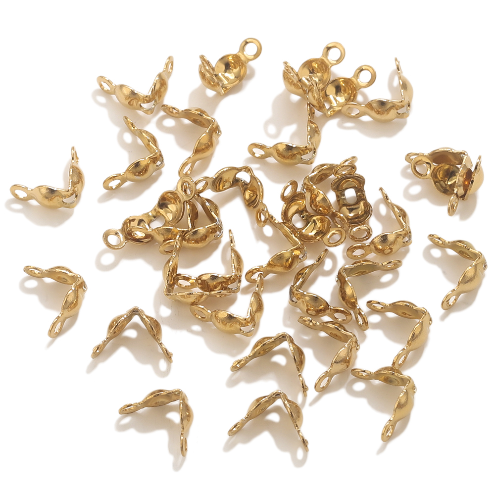 50pcs PVD Gold Plated สแตนเลส  - Gold Plated Jewelry บทวิจารณ์และราคา