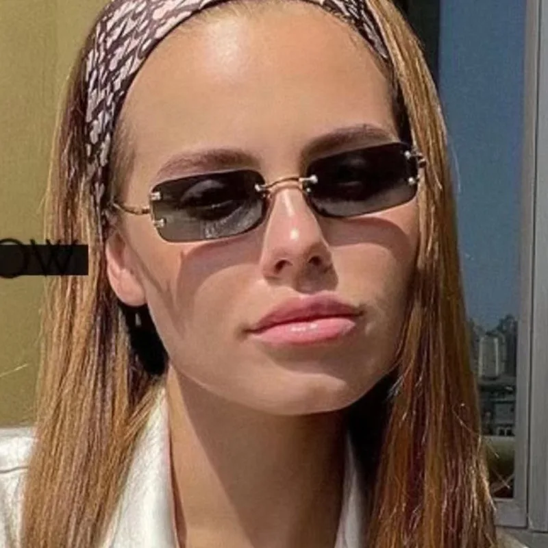 แว่นกันแดดทรงสี่เหลี่ยมไร้กรอบ - Designer Sunglasses บทวิจารณ์และราคา