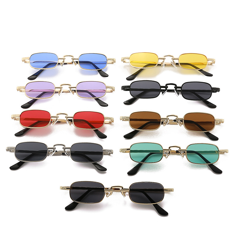 แว่นกันแดดทรงสี่เหลี่ยมกรอบเล็ - Sunglasses Uv400 บทวิจารณ์และราคา
