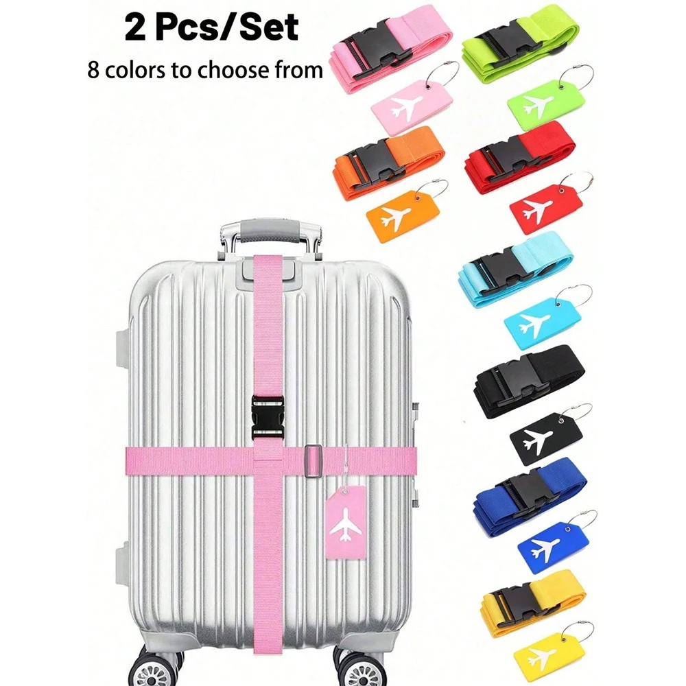 ชุดสายรัดกระเป๋าเดินทางพร้อมป้ - Travel Luggage Set บทวิจารณ์และราคา
