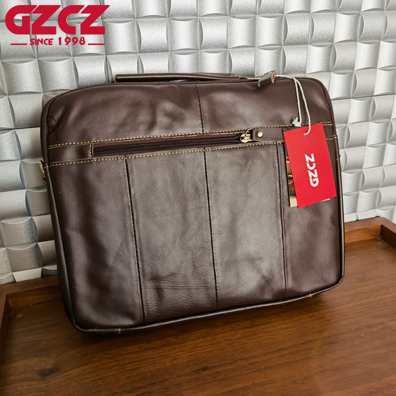 GZCZ กระเป๋าถือผู้ชาย กระเป๋าค - Leather Briefcase บทวิจารณ์และราคา