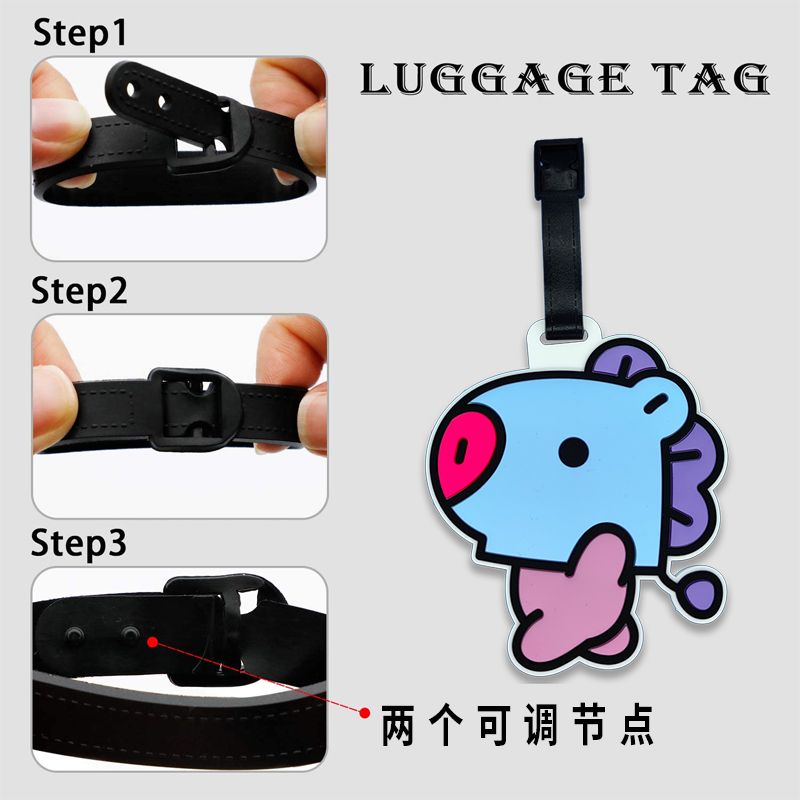 พวงกุญแจการ์ตูน BT21 น่ารัก สไ - Travel Luggage Set บทวิจารณ์และราคา