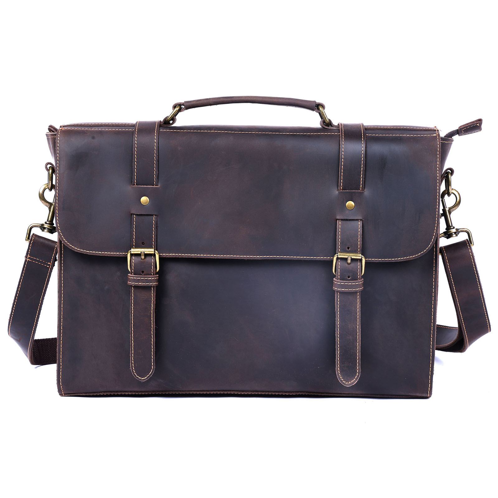 ดั้งเดิมสุดหรูกระเป๋าเอกสารธุร - Leather Briefcase บทวิจารณ์และราคา