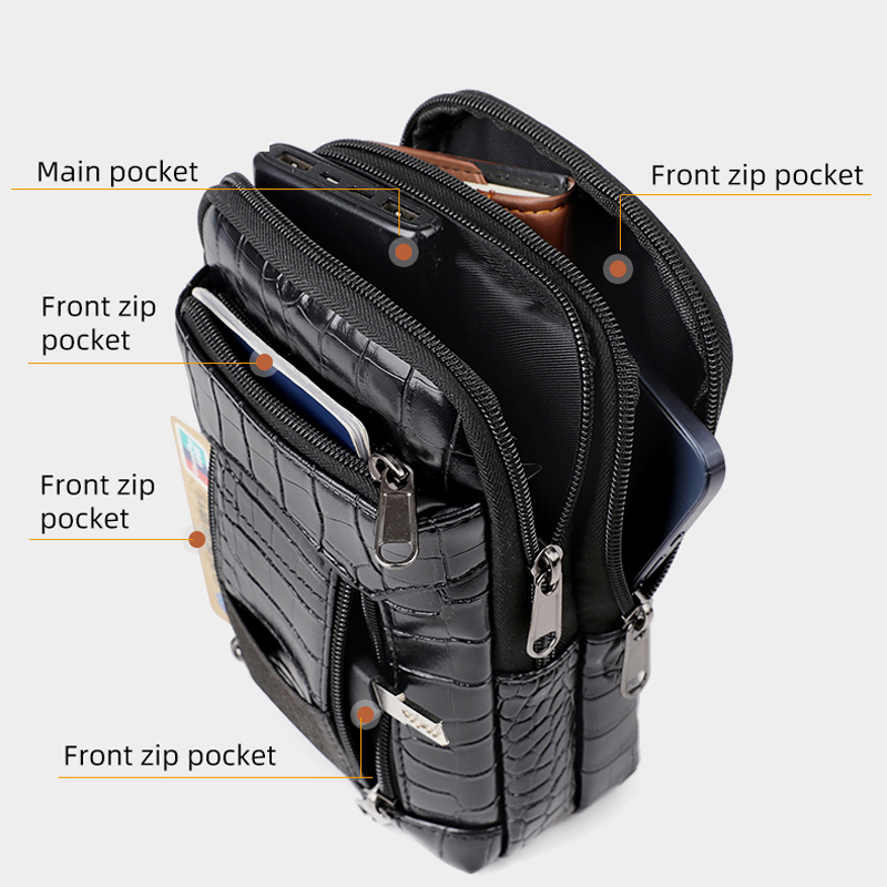 ผู้ชายสไตล์จระเข้พิมพ์กระเป๋าส - Leather Wallet Men บทวิจารณ์และราคา