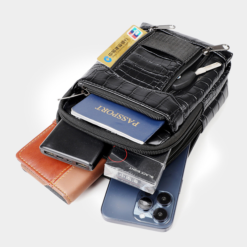 ผู้ชายสไตล์จระเข้พิมพ์กระเป๋าส - Leather Wallet Men บทวิจารณ์และราคา