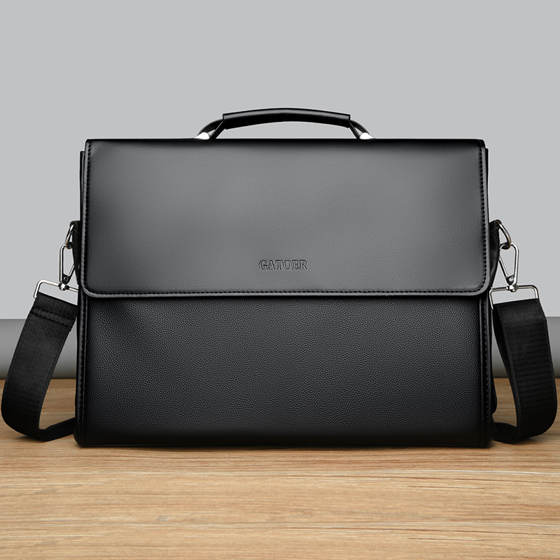 กระเป๋าถือผู้ชายสไตล์ลำลอง กระ - Leather Briefcase บทวิจารณ์และราคา