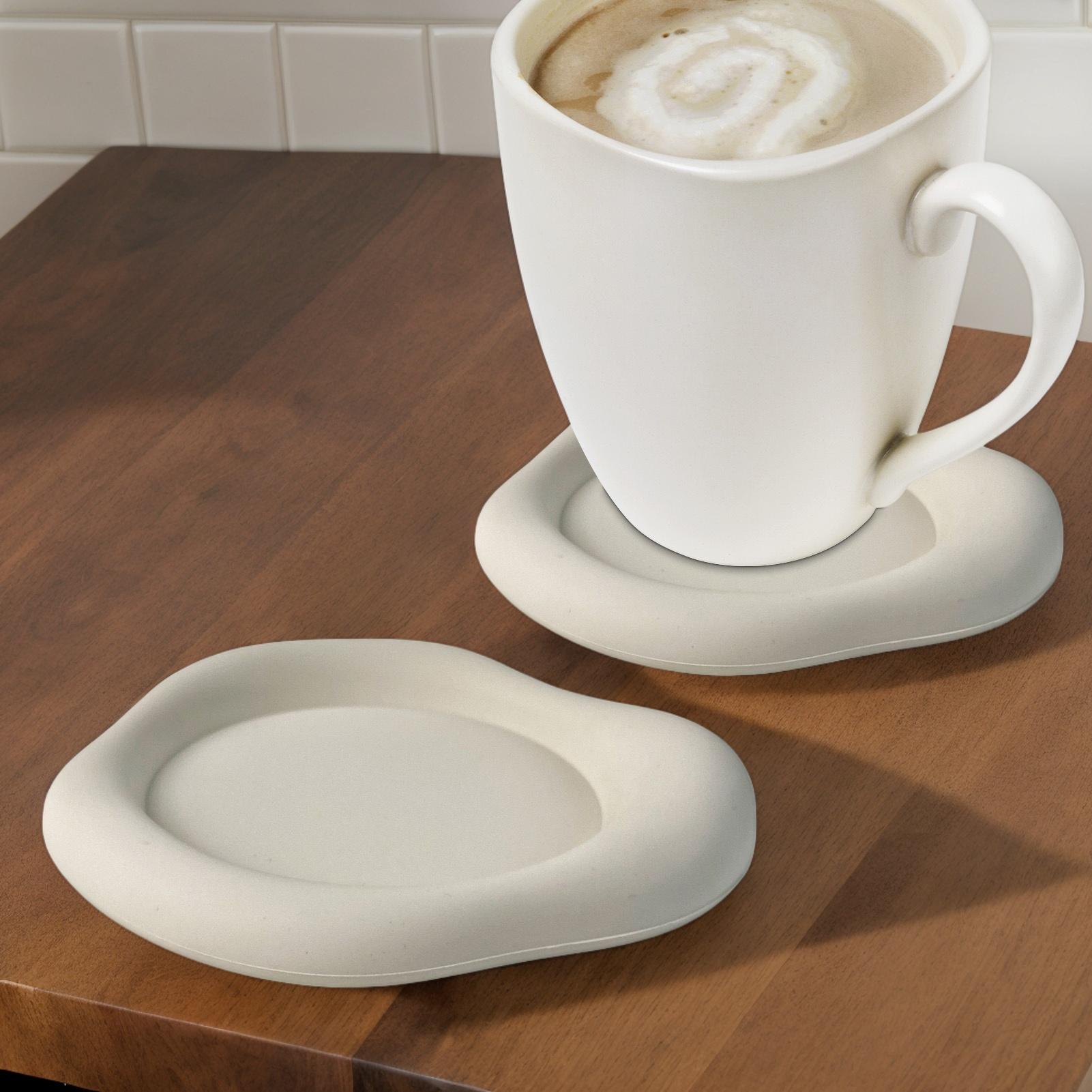แผ่นรองแก้วซิลิโคนกันลื่นรูปทร - Marble Coaster Set บทวิจารณ์และราคา
