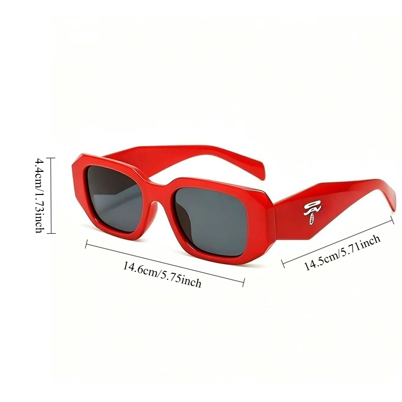 แว่นกันแดดทรงสี่เหลี่ยมสไตล์วิ - Designer Sunglasses บทวิจารณ์และราคา
