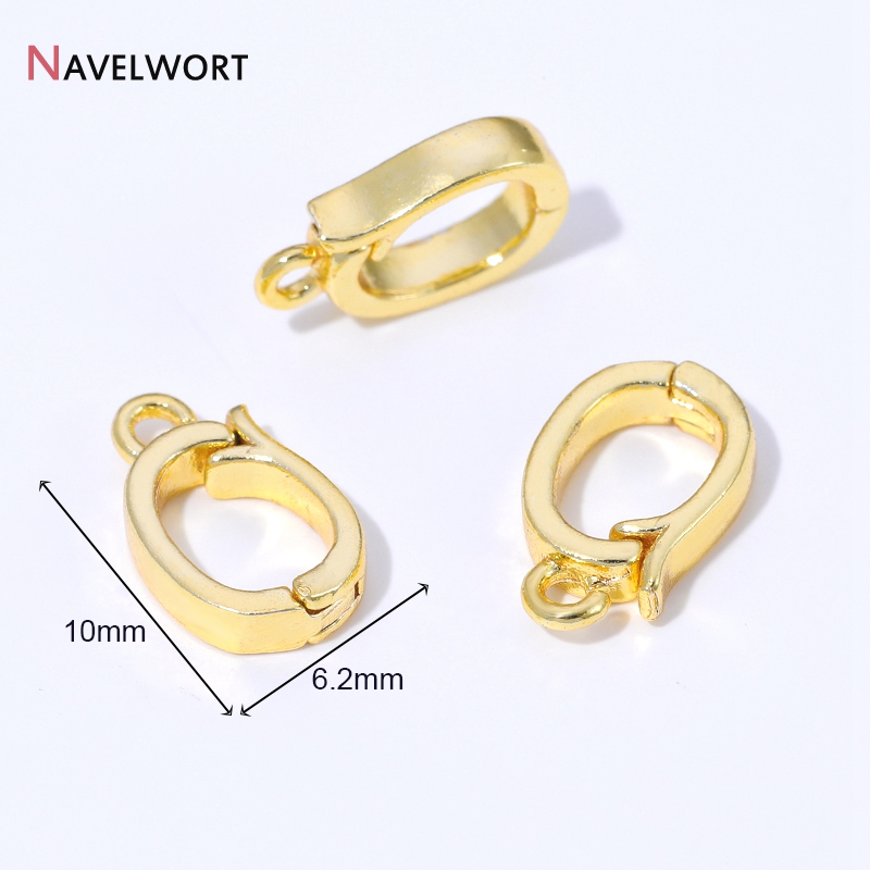 ตัวล็อกจี้แบบมีบานพับ ทำจากทอง - Gold Plated Jewelry บทวิจารณ์และราคา