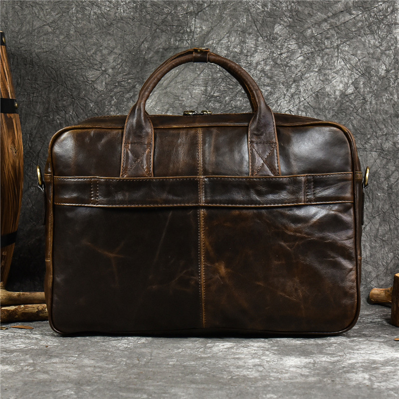 กระเป๋าถือหนังแท้หรูหราสำหรับผ - Leather Briefcase บทวิจารณ์และราคา