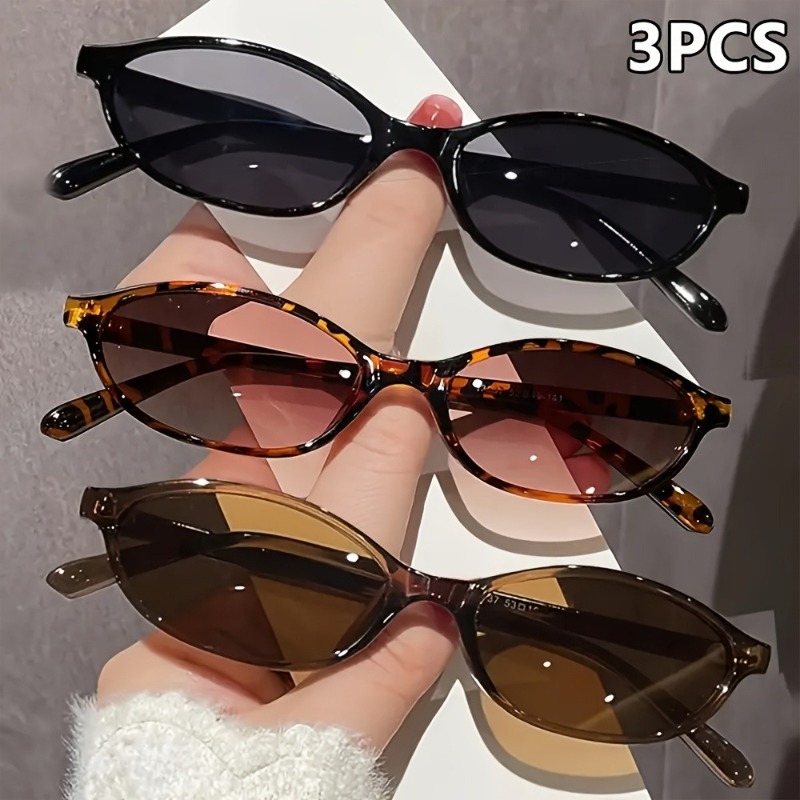 1/3 คู่ แว่นตาแฟชั่นสำหรับผู้ห - Sunglasses Uv400 บทวิจารณ์และราคา