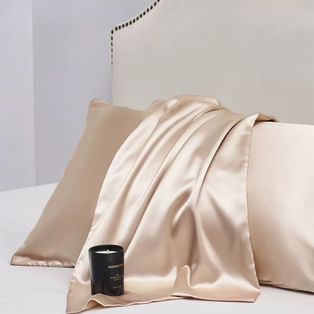 ปลอกหมอนผ้าไหมเนื้อนุ่ม 1 ชิ้น - Silk Pillowcase บทวิจารณ์และราคา