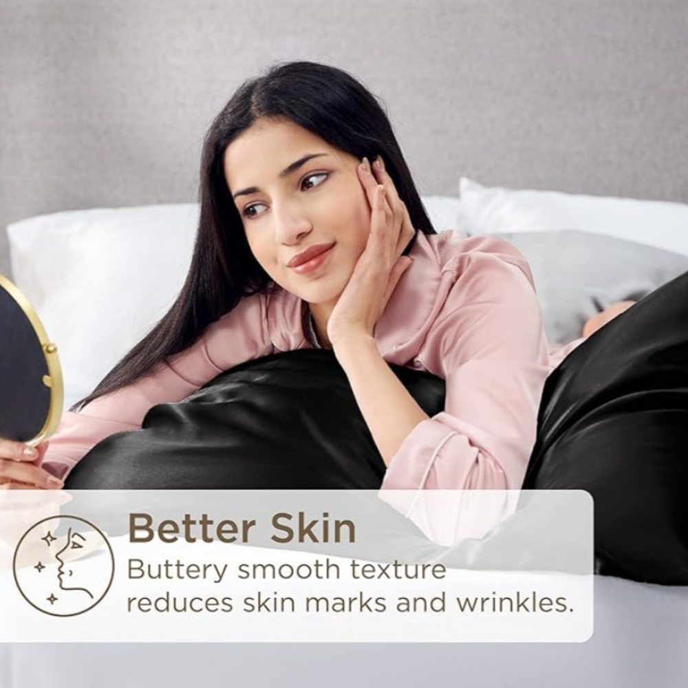 ปลอกหมอนผ้าไหมเนื้อนุ่ม 1 ชิ้น - Silk Pillowcase บทวิจารณ์และราคา