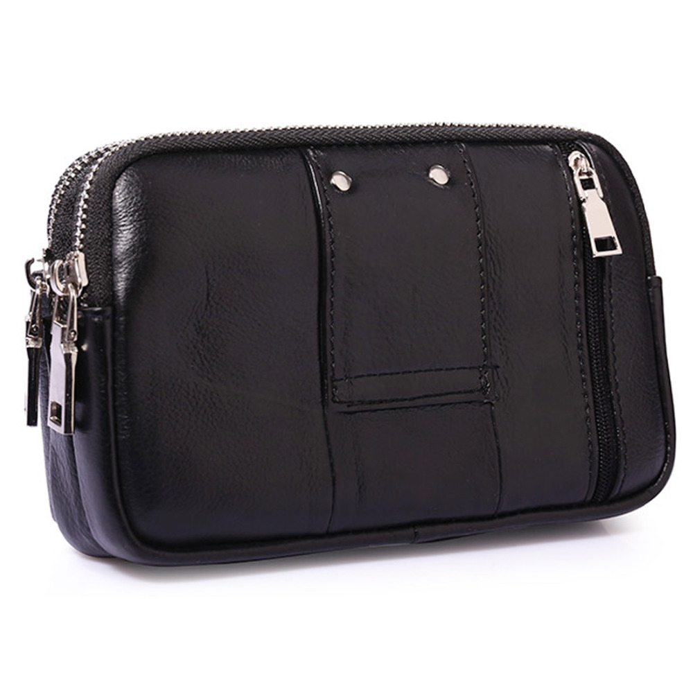 ผู้ชายหนังเอว Fanny Pack กระเป - Leather Wallet Men บทวิจารณ์และราคา