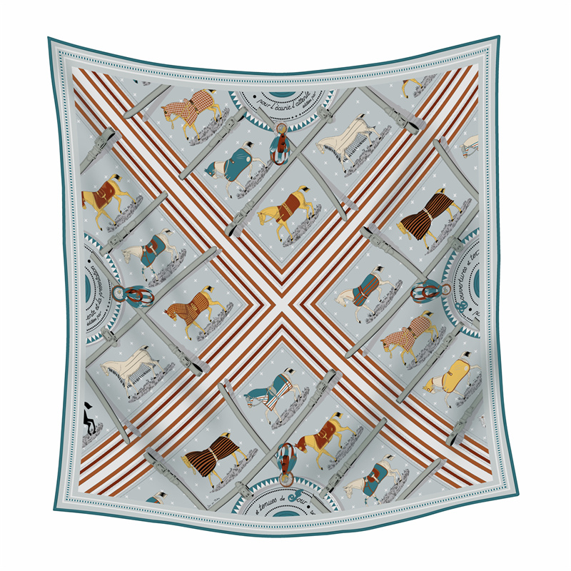 ผ้าพันคอไหมแคชเมียร์พิมพ์ลายแฟ - Cashmere Scarf บทวิจารณ์และราคา
