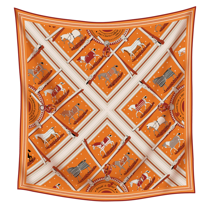 ผ้าพันคอไหมแคชเมียร์พิมพ์ลายแฟ - Cashmere Scarf บทวิจารณ์และราคา