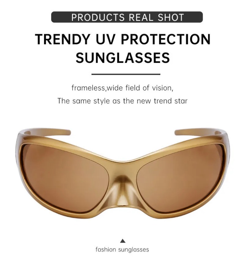 แว่นกันแดดสไตล์พังก์ Y2K รุ่นใ - Designer Sunglasses บทวิจารณ์และราคา
