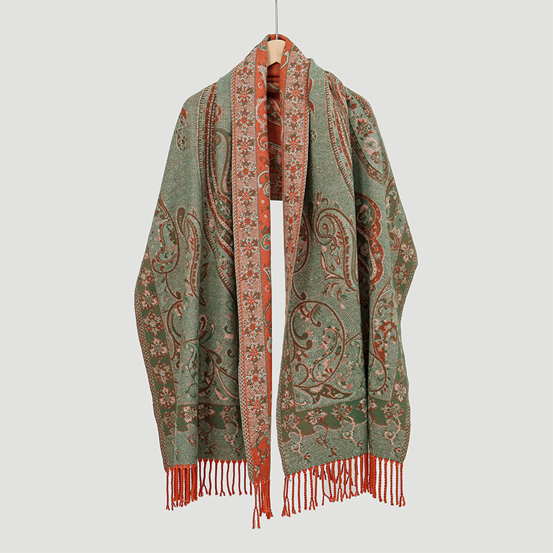 2024ผ้าพันคอผ้าแจ็คการ์ดลายพื้ - Cashmere Scarf บทวิจารณ์และราคา