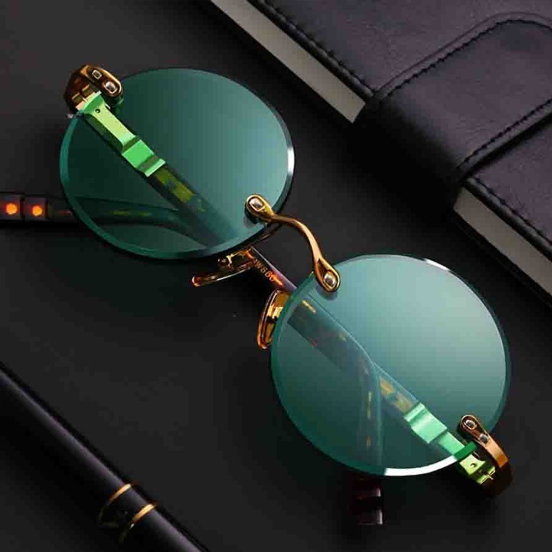 แว่นกันแดดไร้กรอบทรงคลาสสิกสำห - Designer Sunglasses บทวิจารณ์และราคา