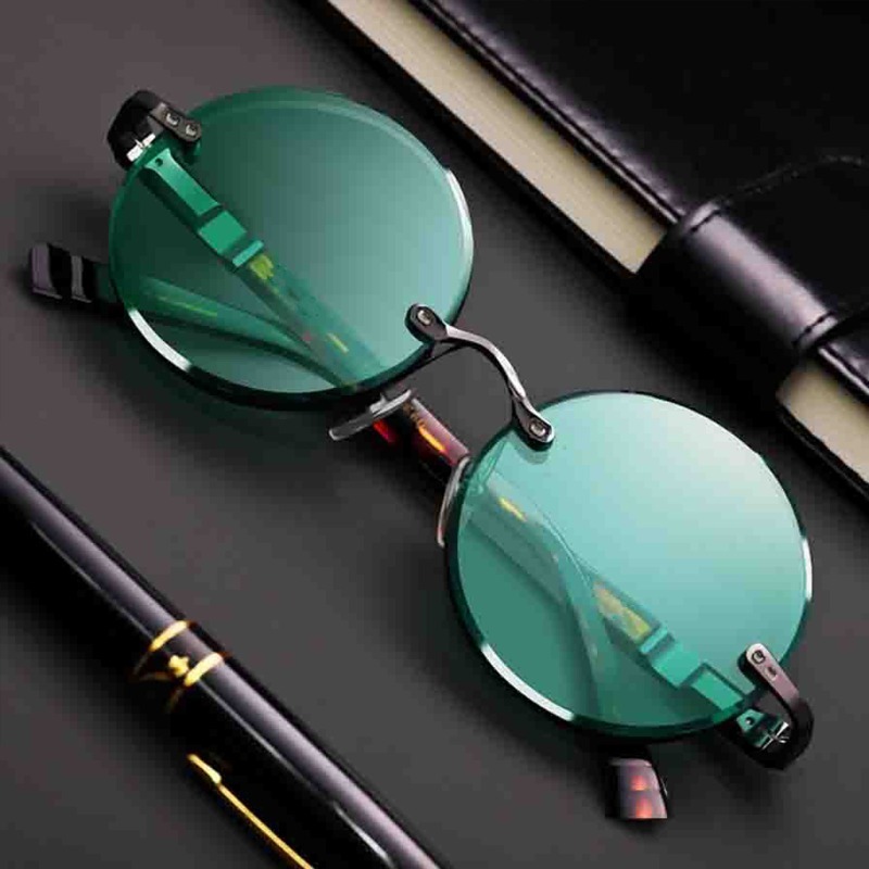 แว่นกันแดดไร้กรอบทรงคลาสสิกสำห - Designer Sunglasses บทวิจารณ์และราคา