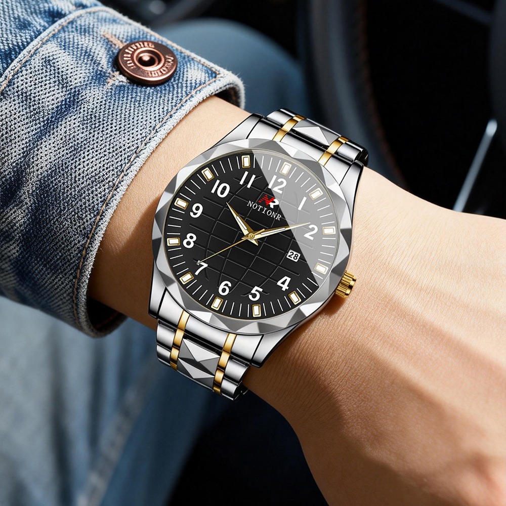 นาฬิกาควอตซ์สแตนเลสสำหรับผู้ชา - Luxury Watch Men บทวิจารณ์และราคา