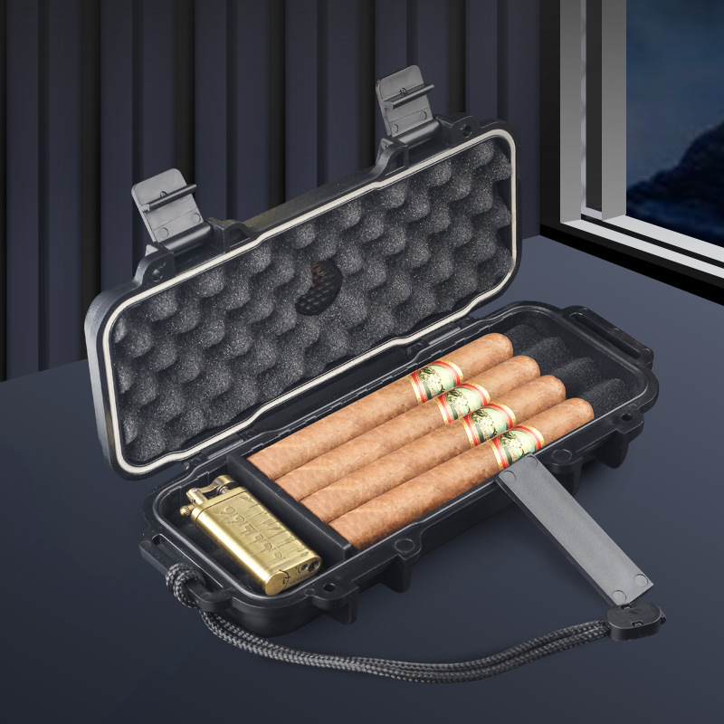 กล่องเก็บซิการ์แบบพกพาพร้อมเคร - Premium Cigar Case บทวิจารณ์และราคา