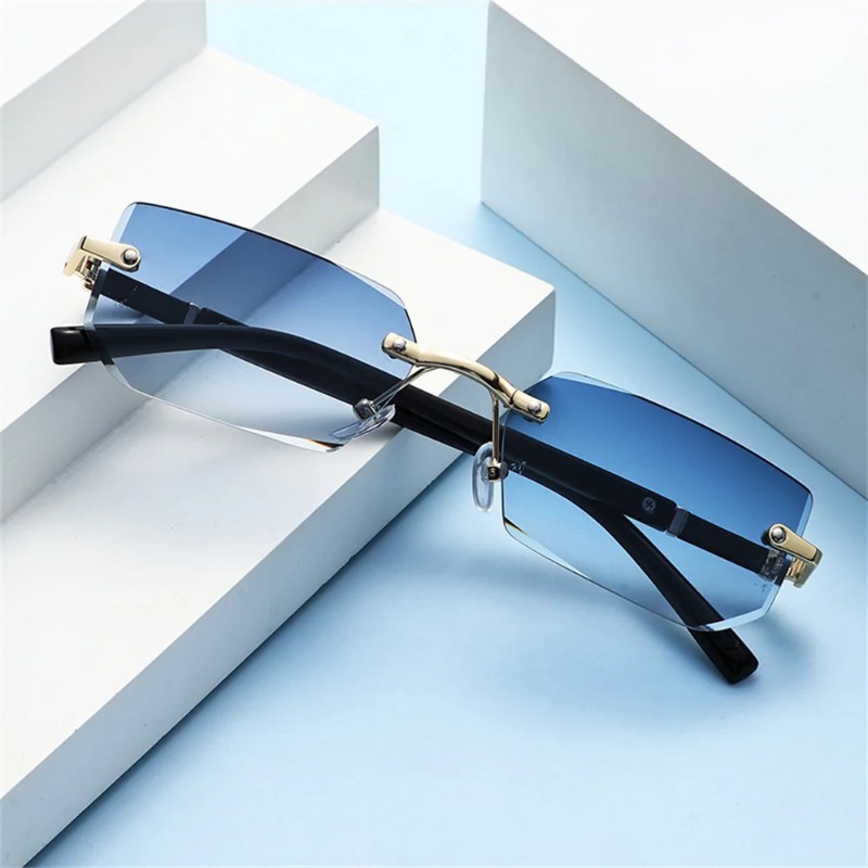 แว่นกันแดดไร้กรอบทันสมัยสำหรับ - Designer Sunglasses บทวิจารณ์และราคา