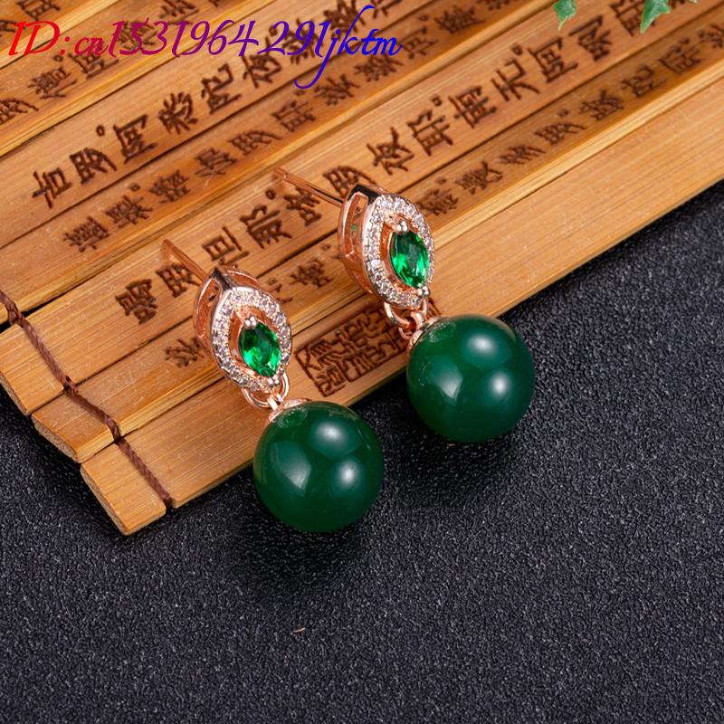 ต่างหูลูกปัดหยกธรรมชาติเครื่อง - Gold Plated Jewelry บทวิจารณ์และราคา