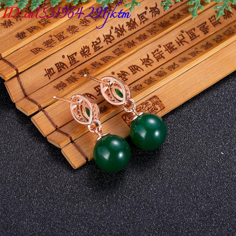 ต่างหูลูกปัดหยกธรรมชาติเครื่อง - Gold Plated Jewelry บทวิจารณ์และราคา