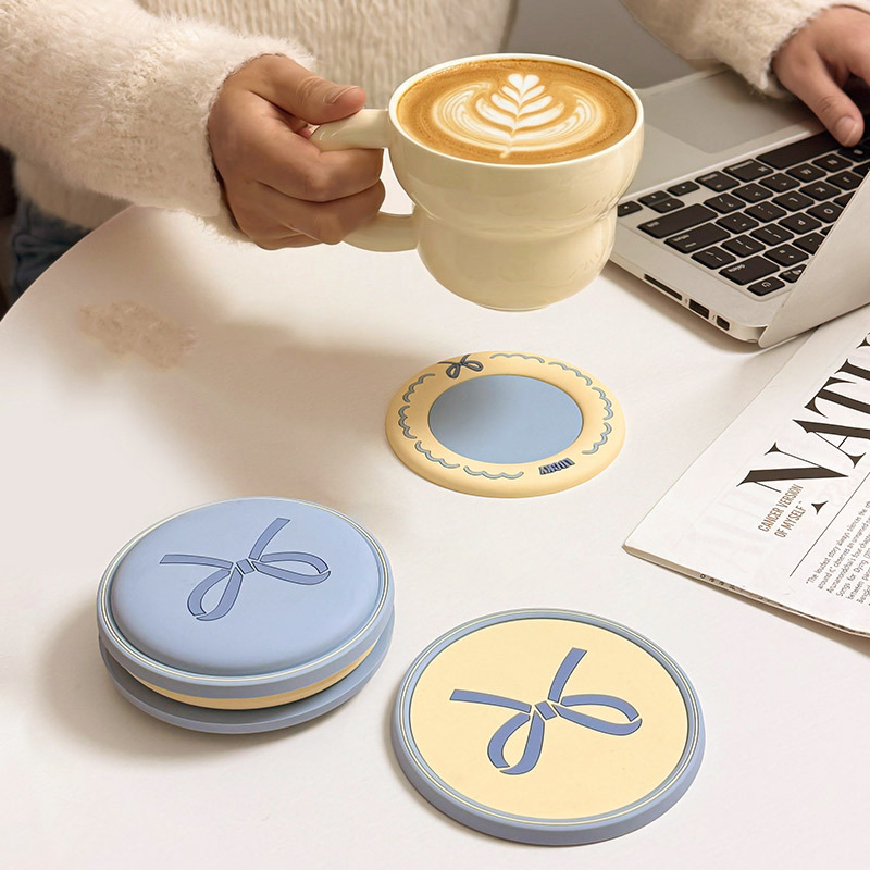 ชุดแผ่นรองจานกันลื่นลายการ์ตูน - Marble Coaster Set บทวิจารณ์และราคา