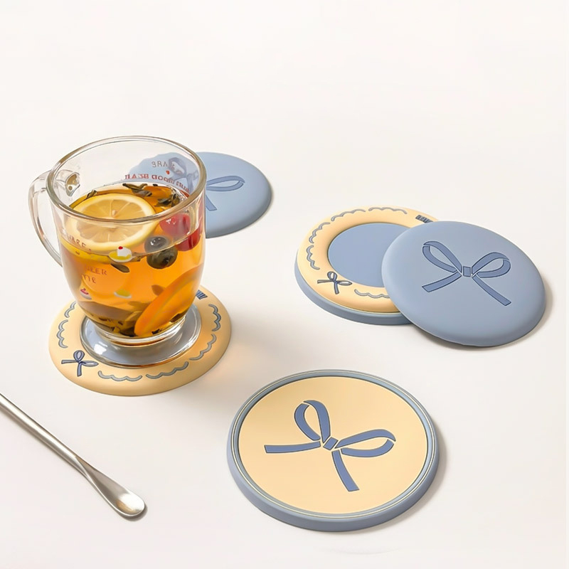 ชุดแผ่นรองจานกันลื่นลายการ์ตูน - Marble Coaster Set บทวิจารณ์และราคา
